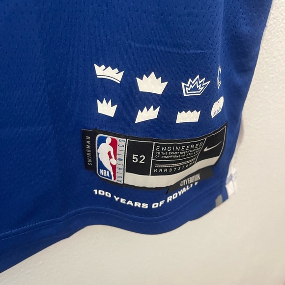 De'Aaron Fox Sacramento Kings Nike City Edition Swingman Jersey 2023/24 NBA Men - Picture 2 of 8
